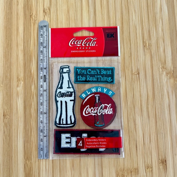 Coca-Cola iron on patch set NEW in package - Picture 3 of 4